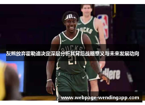 灰熊放弃霍勒迪决定深层分析其背后战略意义与未来发展动向 灰熊放弃霍勒迪决定深层分析其背后战略意义与未来发展动向