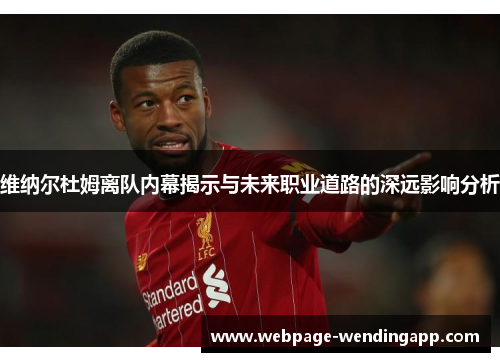 维纳尔杜姆离队内幕揭示与未来职业道路的深远影响分析 维纳尔杜姆离队内幕揭示与未来职业道路的深远影响分析